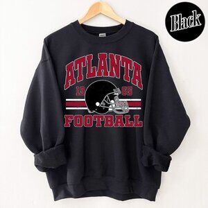 Atlanta Football Retro Style Crewneck Sweatshirt 05